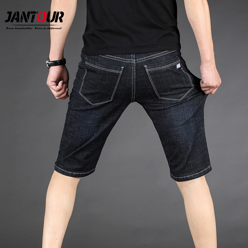 Summer New Men's Stretch Short Jeans Fashion Casual Slim Fit High Quality Elastic Denim Shorts Male Clothes 35 40 42 44 46, Black
Summer New Men's Stretch Short Jeans Fashion Casual Slim Fit High Quality Elastic Denim Shorts Male Clothes 35 40 42 44 46, Black