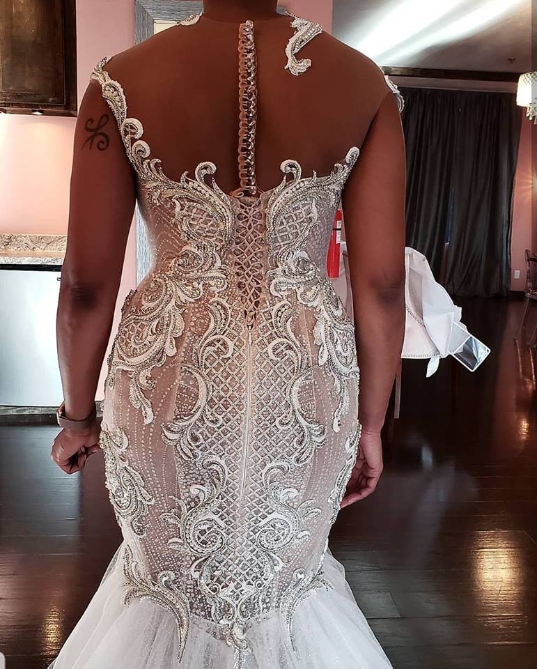 2020 Arabic Aso Ebi Luxurious Mermaid Sexy Wedding Dresses Lace Beaded Crystals Bridal Dresses Vintage Illusion Wedding Gowns ZJ356