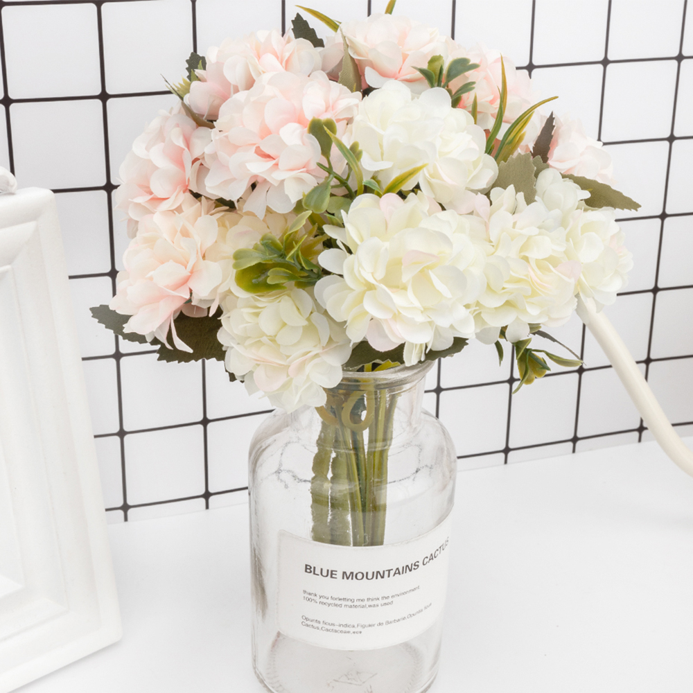 Silk Hydrangeas Artificial Flowers High Quality White Wedding Flowers Small Bouquet Fake Flower Party Home for Decoration Pink, Orange
Silk Hydrangeas Artificial Flowers High Quality White Wedding Flowers Small Bouquet Fake Flower Party Home for Decoration Pink, Orange