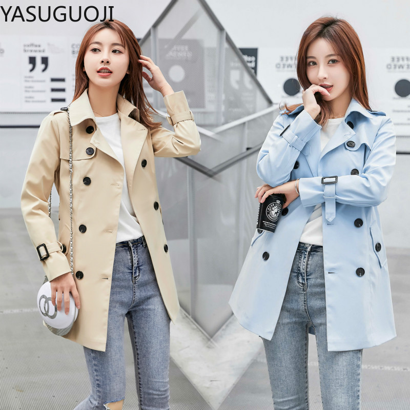 YASUGUOJI 2020 Spring New High Fashion Brand Woman Classic Double Breasted Trench Coat Business Outerwear Overcoat with Belt, Khaki
YASUGUOJI 2020 Spring New High Fashion Brand Woman Classic Double Breasted Trench Coat Business Outerwear Overcoat with Belt, Khaki