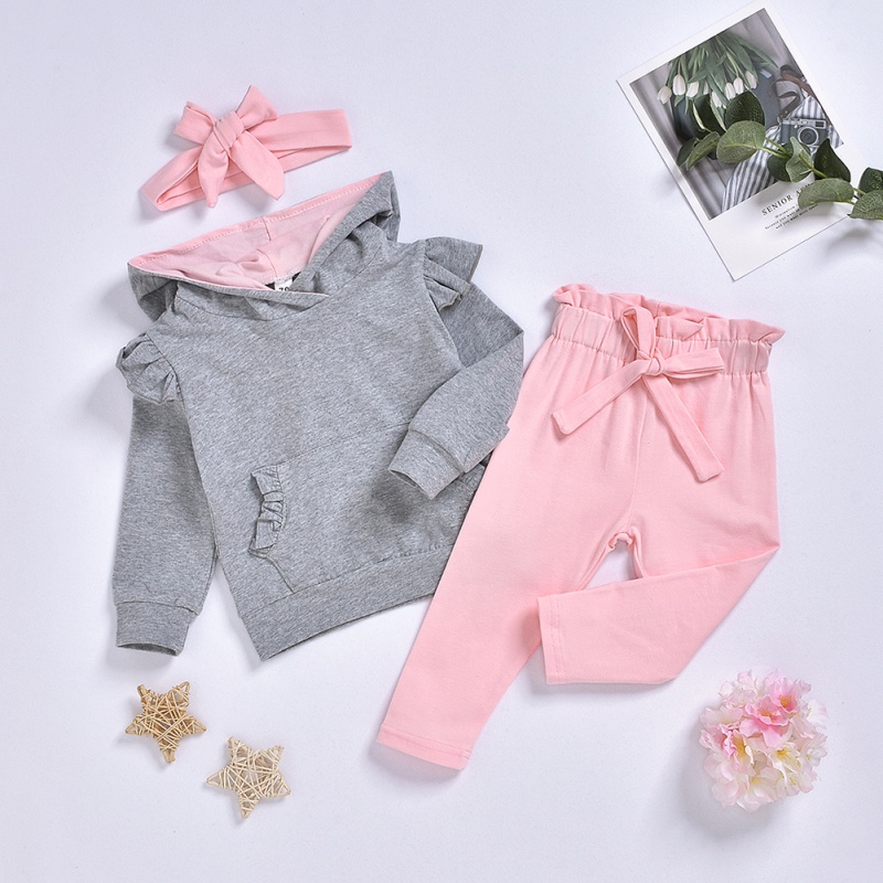 Cotton Autumn Baby Girl Long Sleeve Hoodie Sweatshirt Tops+Pants+Headband Casual Costume Set Baby Girl Outfits For 18-24M B, As the picture show
Cotton Autumn Baby Girl Long Sleeve Hoodie Sweatshirt Tops+Pants+Headband Casual Costume Set Baby Girl Outfits For 18-24M B, As the picture show