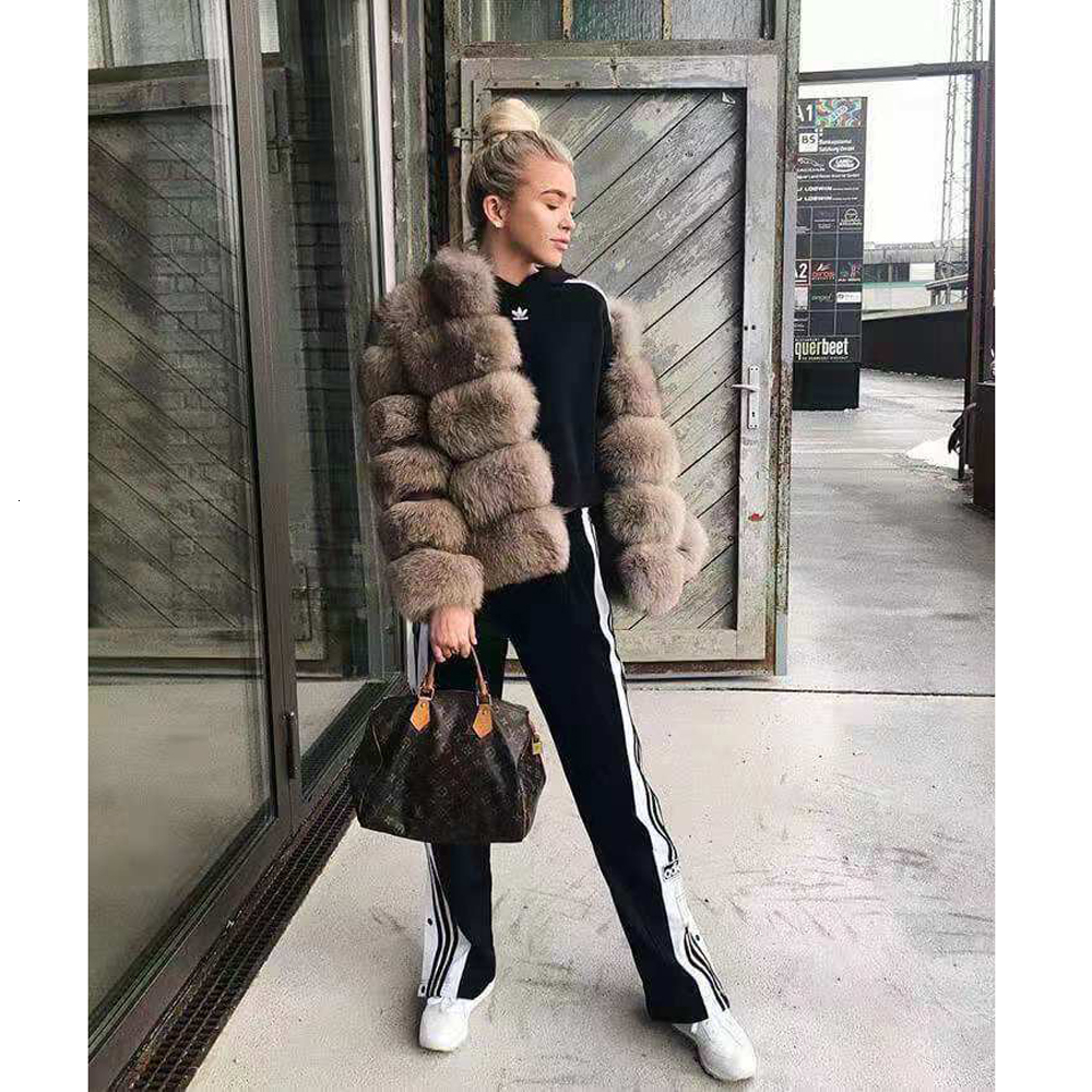 Fashion winter warm leather coat natural fox fur coat real fox fur jacket winter thick warm coat CJ191212, Brown
Fashion winter warm leather coat natural fox fur coat real fox fur jacket winter thick warm coat CJ191212, Brown
