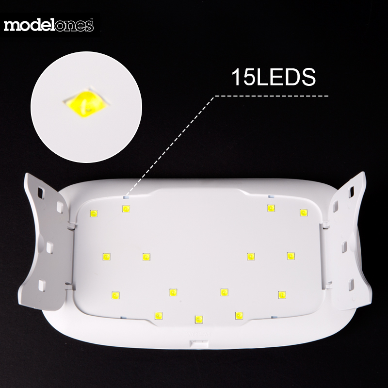 Modelones Nature2 24W UV Led Lamp Nail Dryer For All Types Gel Polish USB Cable UV Lamp Manicure Led Lamp For Fingers Toenails LY191228