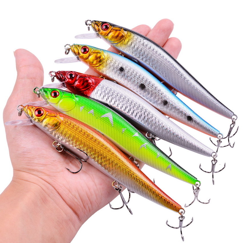 10pcs hard lure set 23g 14cm iscas artificiai Hard Bait Minnow Fishing Lures Wobbler Crankbait 11.5cm 14g Fishing Crankbait lure T191020