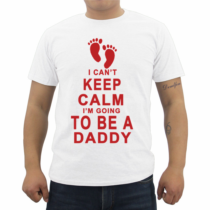 Summer I Can't Keep Calm I'm Going To Be A Daddy T-Shirt Funny Dad Men O-Neck Shirts Harajuku Brand Clothing Tops Tees, Black
Summer I Can't Keep Calm I'm Going To Be A Daddy T-Shirt Funny Dad Men O-Neck Shirts Harajuku Brand Clothing Tops Tees, Black
