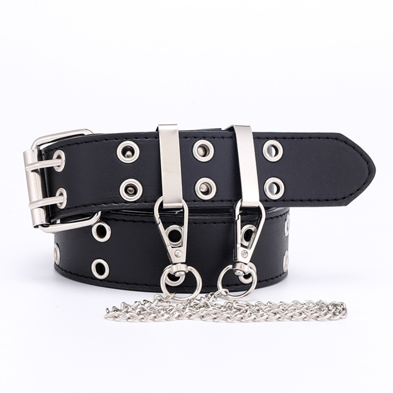 Belts Punk Belt Women Waist 2021 Men Adjustable Double Eyelet Pu Leather Ceinture Femme Rock Hip Hop Man Jeans Cintos Riem, Black
Belts Punk Belt Women Waist 2021 Men Adjustable Double Eyelet Pu Leather Ceinture Femme Rock Hip Hop Man Jeans Cintos Riem, Black