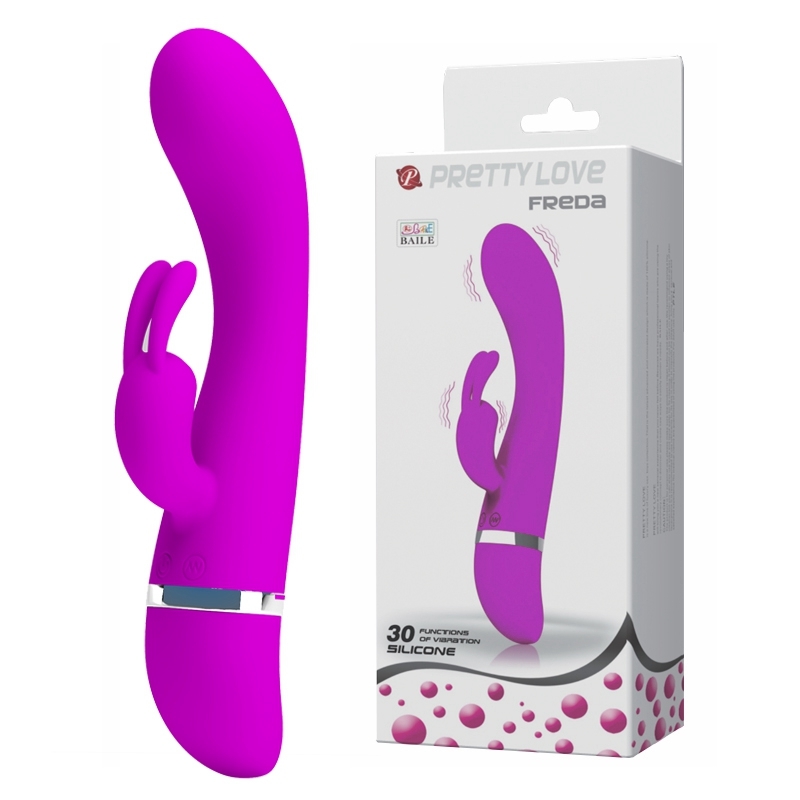 Pretty Love 30 Speed G Spot Dildo Rabbit Vibrator for Women Silicone Female Vagina Clitoris Massager Sex Toys Sex products Y191214