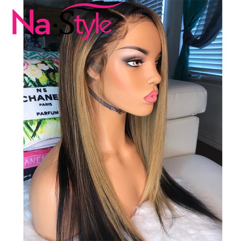 13x6 Lace Front Straight Wigs Ombre Human Hair Wig Highlight Pre Plucked Brazilian Hair Glueless Wig For Black Women 130 Remy, As pic
13x6 Lace Front Straight Wigs Ombre Human Hair Wig Highlight Pre Plucked Brazilian Hair Glueless Wig For Black Women 130 Remy, As pic