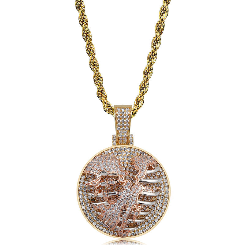 Iced Out Zircon Broken Heart Pendant Rose Gold Plated Micro Paved Cubic Zircon Mens Hip Hop Jewelry Gift
Iced Out Zircon Broken Heart Pendant Rose Gold Plated Micro Paved Cubic Zircon Mens Hip Hop Jewelry Gift