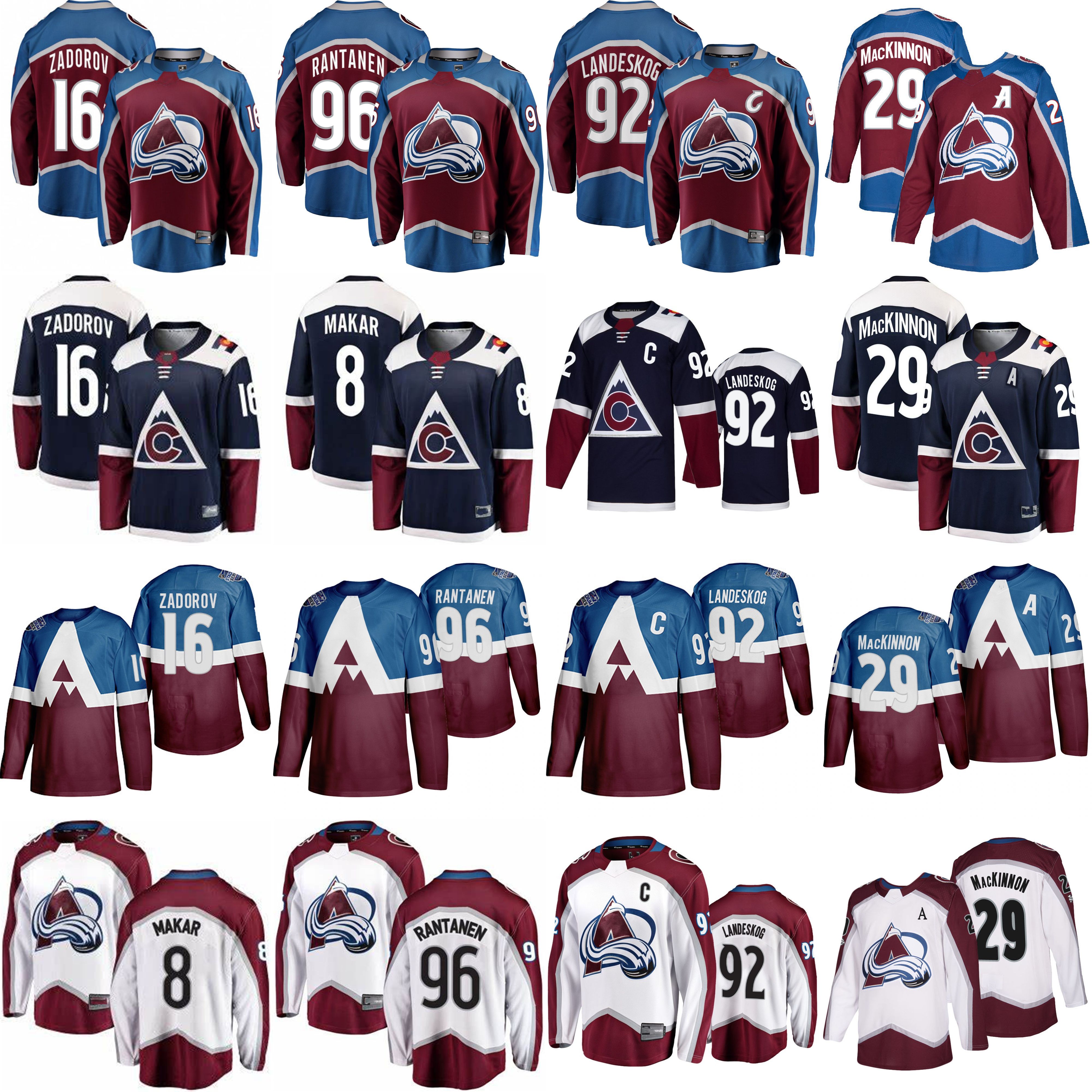 Colorado Avalanche Hockey Jerseys 8 Cale Makar Jersey 29 Nathan MacKinnon 92 Gabriel Landeskog 96 Mikko Rantanen Nikita Zadorov Stitched, Black;red
Colorado Avalanche Hockey Jerseys 8 Cale Makar Jersey 29 Nathan MacKinnon 92 Gabriel Landeskog 96 Mikko Rantanen Nikita Zadorov Stitched, Black;red
