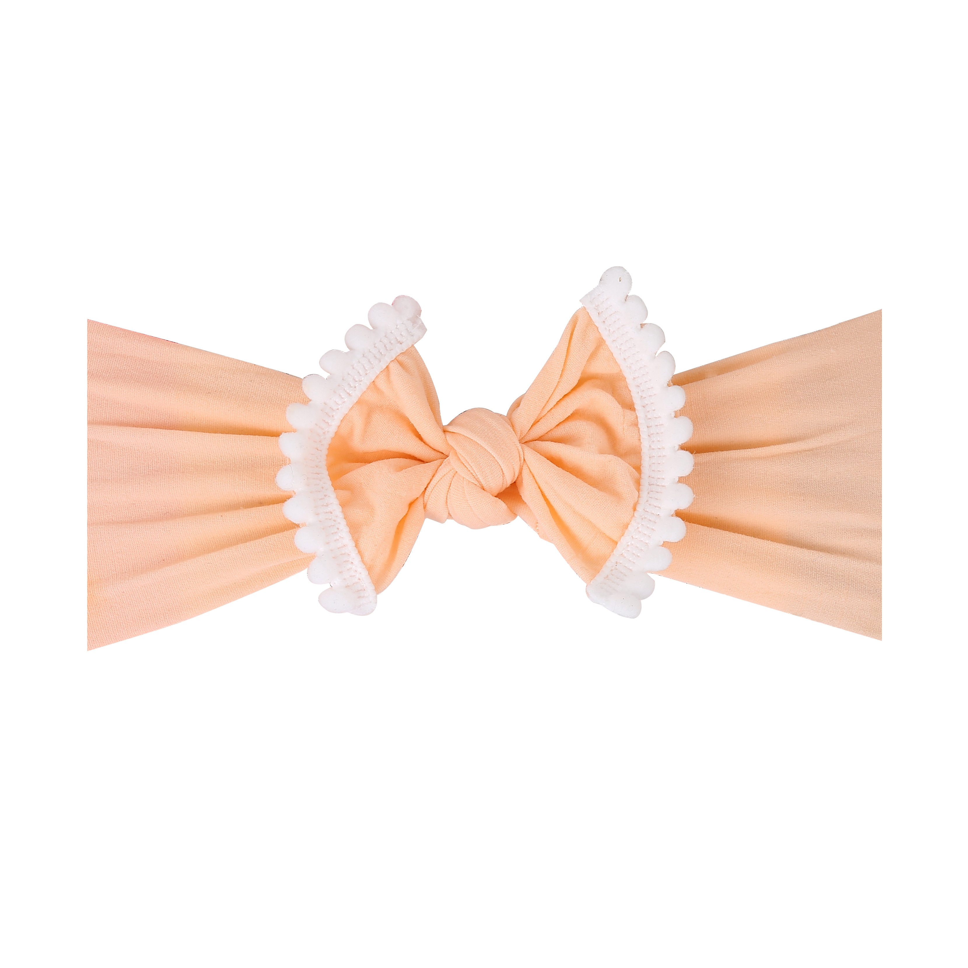 Simple and fashionable super soft hair ball nylon wide hair band children's hair headband