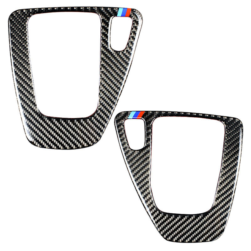 Carbon Fiber For BMW 3 Series E90 E92 E93 Interior Gearshift Air Conditioning CD Panel Door Armrest Cover Trim Sticker Car Accessories
