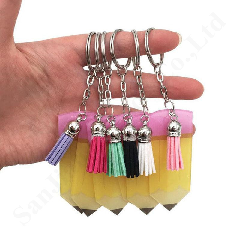 Keyring Keychains Tassel Decor Buckle 8*3CM Acrylic Teacher Appreciation Gifts Pencil Dangle Charms Key Rings Christmas Halloween A110401, Red;brown
Keyring Keychains Tassel Decor Buckle 8*3CM Acrylic Teacher Appreciation Gifts Pencil Dangle Charms Key Rings Christmas Halloween A110401, Red;brown