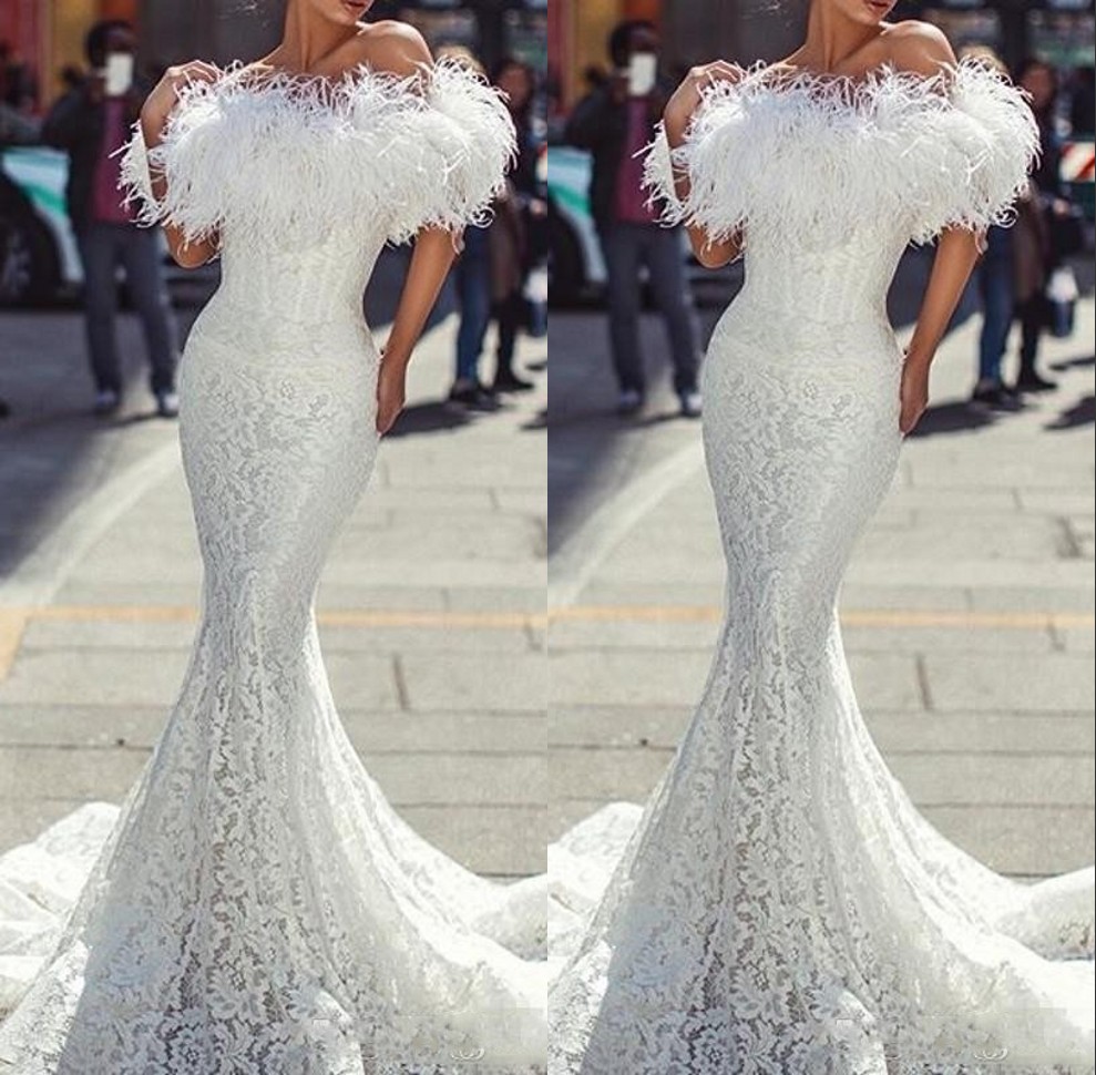 2020 New Sexy White Ivory Prom Dresses for Women Off Shoulder Mermaid Full Lace Feather Floor Length Formal Evening Dress Wear Party Gowns, Fuchsia
2020 New Sexy White Ivory Prom Dresses for Women Off Shoulder Mermaid Full Lace Feather Floor Length Formal Evening Dress Wear Party Gowns, Fuchsia