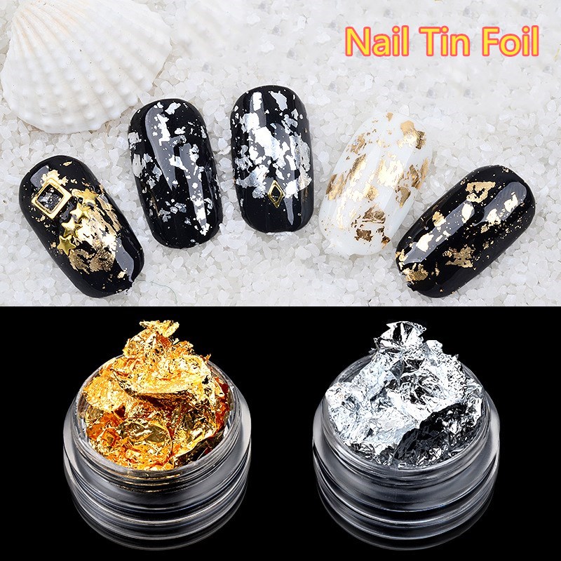 1 Box Gold Silver Glitter DIY Nail Foil Sticker Gel Adhesive Glue Image Transfer Paillette Flake Full Cover Decal Decor
1 Box Gold Silver Glitter DIY Nail Foil Sticker Gel Adhesive Glue Image Transfer Paillette Flake Full Cover Decal Decor
