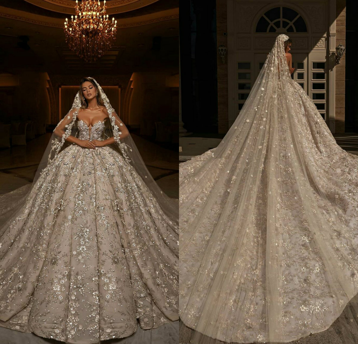 dubai dresses plus size chapel train sweetheart vestido de novia appliqued bridal wedding gowns custom made