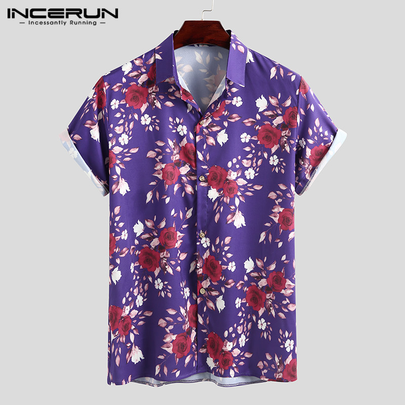 INCERUN New Fashion Men Hawaiian Shirt Short Sleeve Flower Printed Chic Casual Blouse 2020 Summer Lapel Breathable Camisa, Yellow shirt
INCERUN New Fashion Men Hawaiian Shirt Short Sleeve Flower Printed Chic Casual Blouse 2020 Summer Lapel Breathable Camisa, Yellow shirt