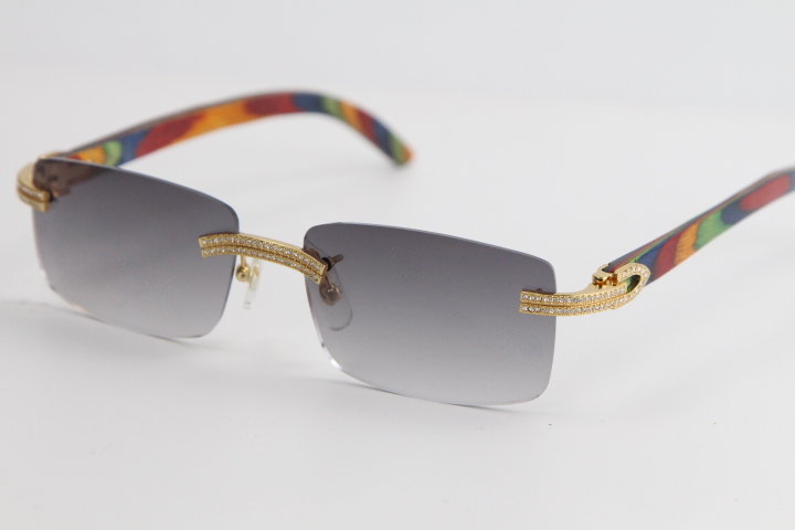 Factory Wholesale Double row Diamond Fashion Rimless Sunglasses peacock Wood 8200757 Fashion High Quality Eyewear male and female, White;black
Factory Wholesale Double row Diamond Fashion Rimless Sunglasses peacock Wood 8200757 Fashion High Quality Eyewear male and female, White;black