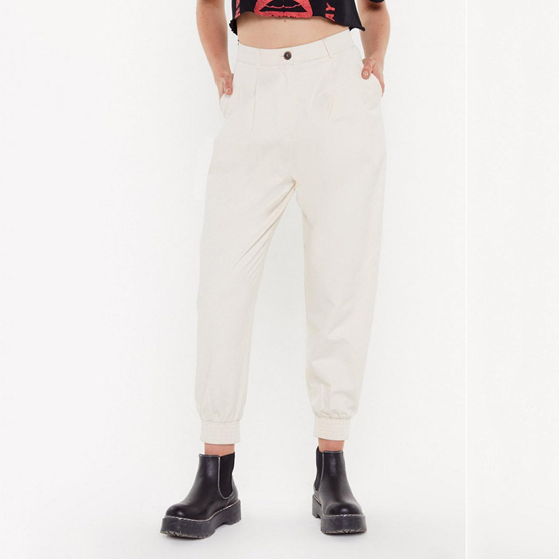 Pockets Cargo Pants Women High Waist Loose Streetwear Pants Baggy Tactical Trouser Hip Hop Joggers, White
Pockets Cargo Pants Women High Waist Loose Streetwear Pants Baggy Tactical Trouser Hip Hop Joggers, White