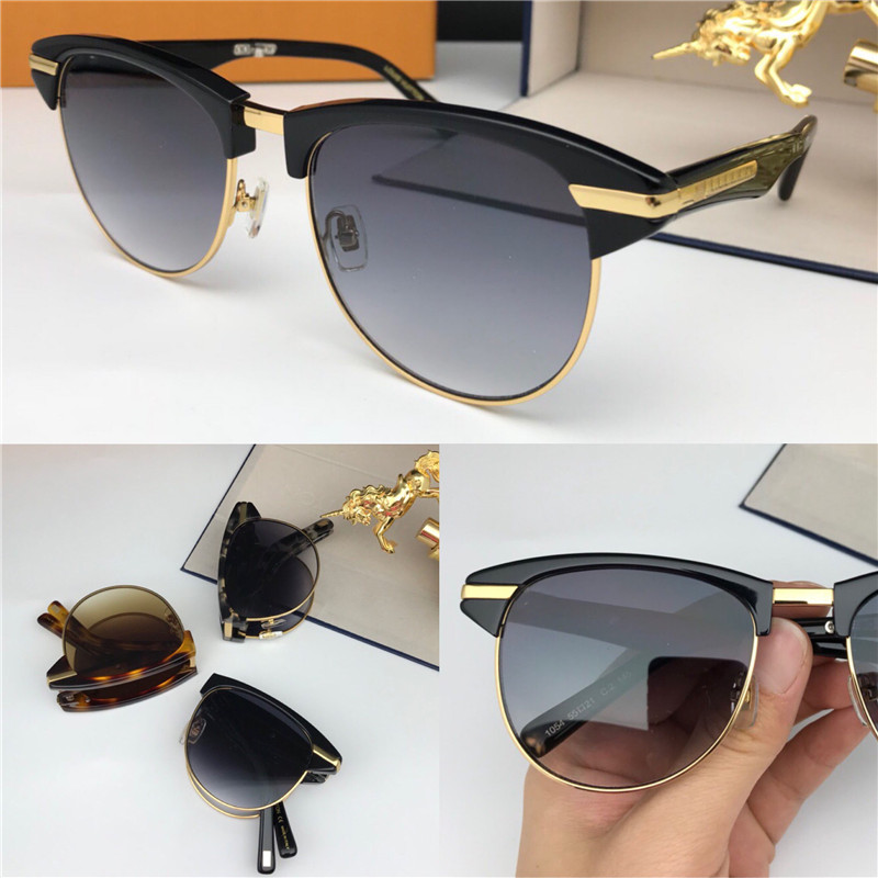 New fashion pop sunglasses designer retro sunglasses 1054 small frame foldable half frame simple atmosphere style top quality with case, White;black
New fashion pop sunglasses designer retro sunglasses 1054 small frame foldable half frame simple atmosphere style top quality with case, White;black