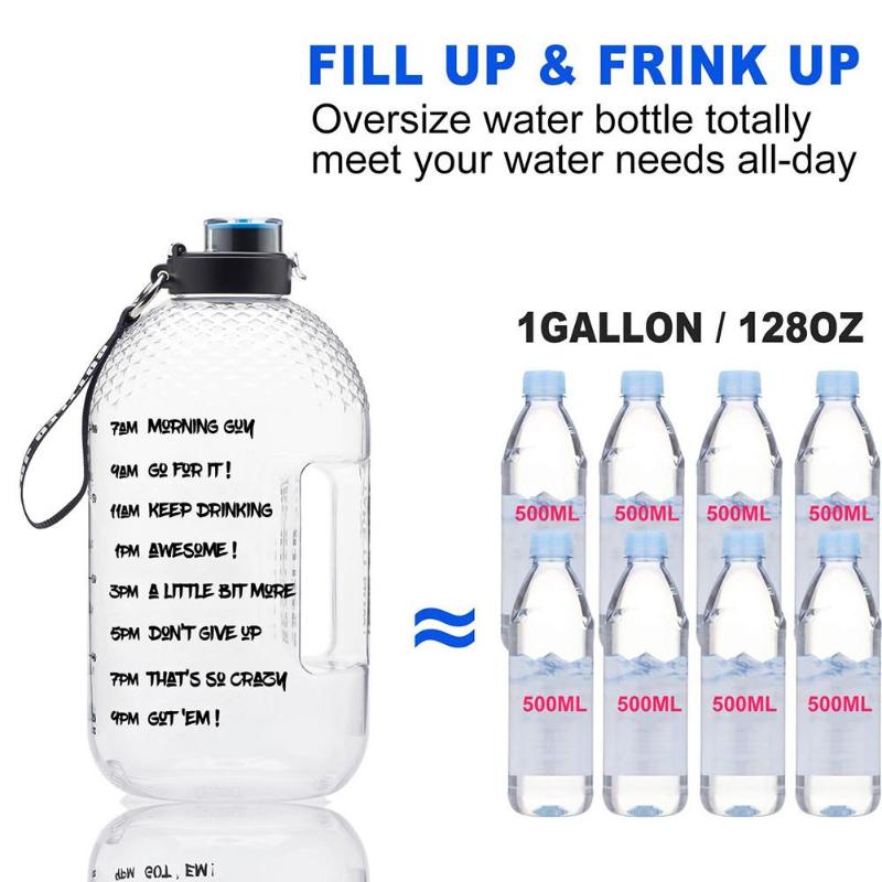 PET Plastic Wide Mouth Big Drinking Water Bottles 3.78L Gallon Jug BPA Free Sport Fitness Tourism GYM Travel Unique Item, Red
PET Plastic Wide Mouth Big Drinking Water Bottles 3.78L Gallon Jug BPA Free Sport Fitness Tourism GYM Travel Unique Item, Red