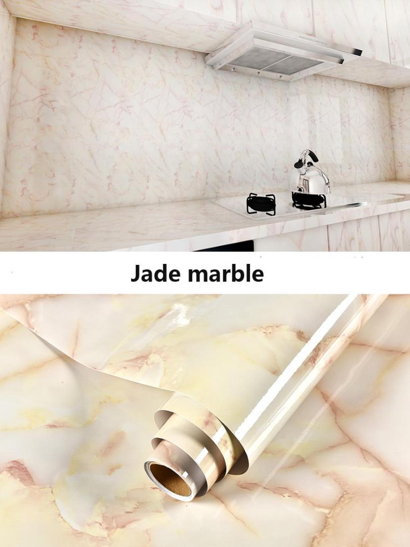 Marble Film Self Adhesive Waterproof Wallpaper for Bathroom Kitchen Cupboard Countertops Contact Paper PVC Wall Stickers