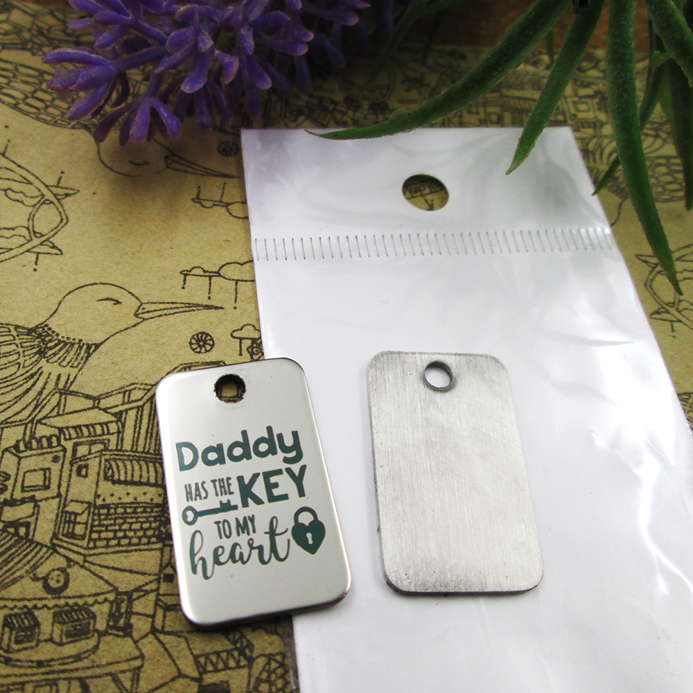 40pcs--"daddy has the key to my heart"stainless steel charms more style for choosing DIY Charms pendants for necklace
40pcs--"daddy has the key to my heart"stainless steel charms more style for choosing DIY Charms pendants for necklace