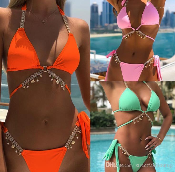 Bikini Fashion Casual Sexy Rhinestone Two Piece Swimwear Suits Holiday Womens Beach Swimsuit Summer Women Designer, White;black
Bikini Fashion Casual Sexy Rhinestone Two Piece Swimwear Suits Holiday Womens Beach Swimsuit Summer Women Designer, White;black