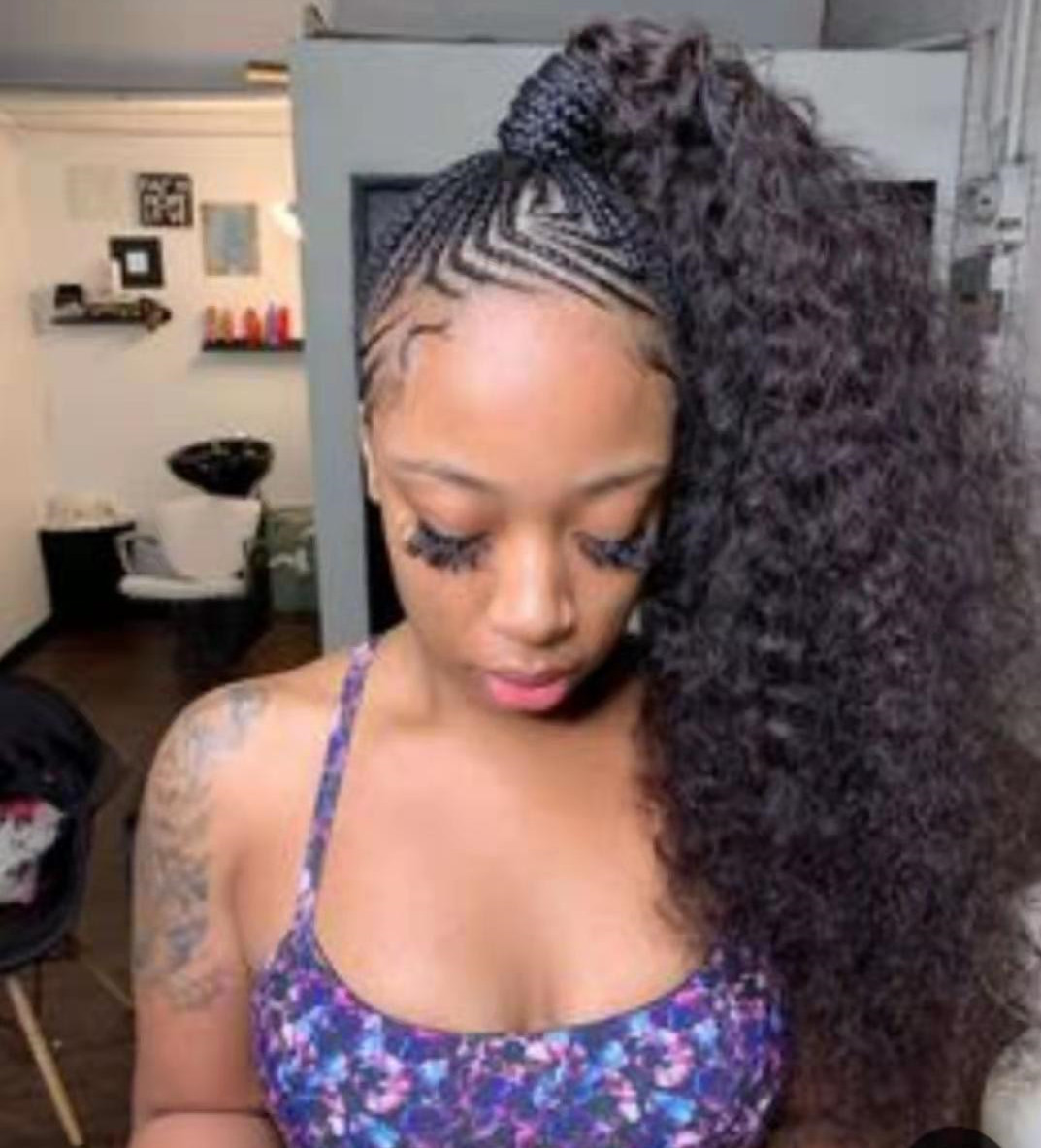 160g African american natural big Afro ponytail box braids Kinky Curly drawstring ponytails human hair extension pony tail hair piece
160g African american natural big Afro ponytail box braids Kinky Curly drawstring ponytails human hair extension pony tail hair piece