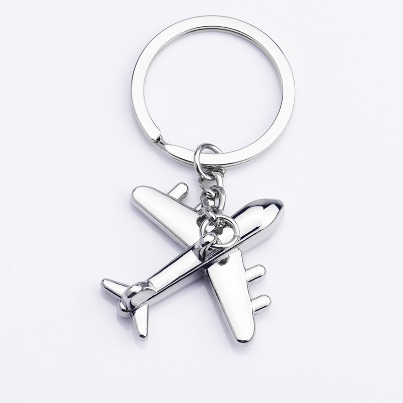 Creative Key Chains Airplane Metal Keychains Fashion Pendant Bag Hanging Personality Key Chain For Fans Gifts