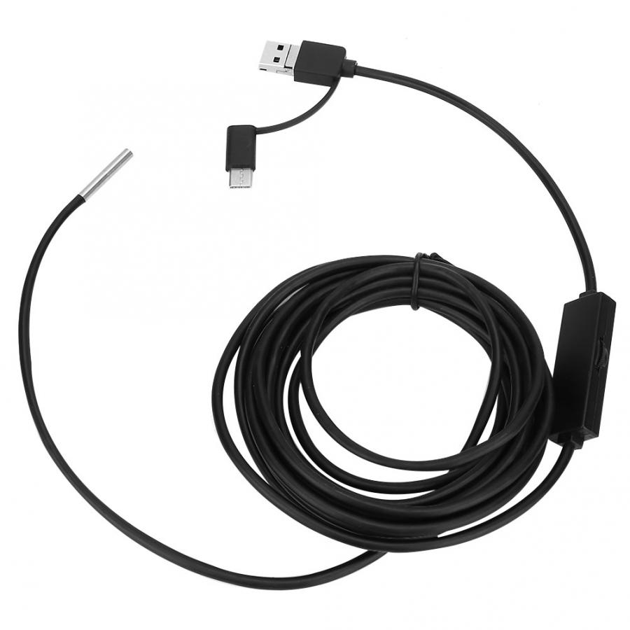 3 in 1 Endoscope Cameras for Android Type-C USB Mobile Phone 3.9mm Lens High Definition Portable Waterproof Borescope
