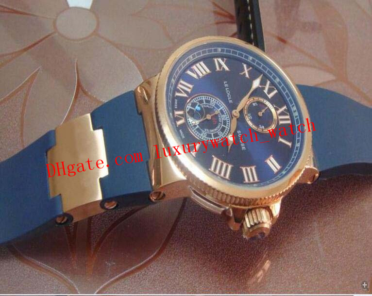 Hot Sell Luxury Wristwatch Marine Chronometer Blue Dial 18kt Rose Gold Rubber Strap Automatic Fashion Mens Watch Men's Watch
Hot Sell Luxury Wristwatch Marine Chronometer Blue Dial 18kt Rose Gold Rubber Strap Automatic Fashion Mens Watch Men's Watch