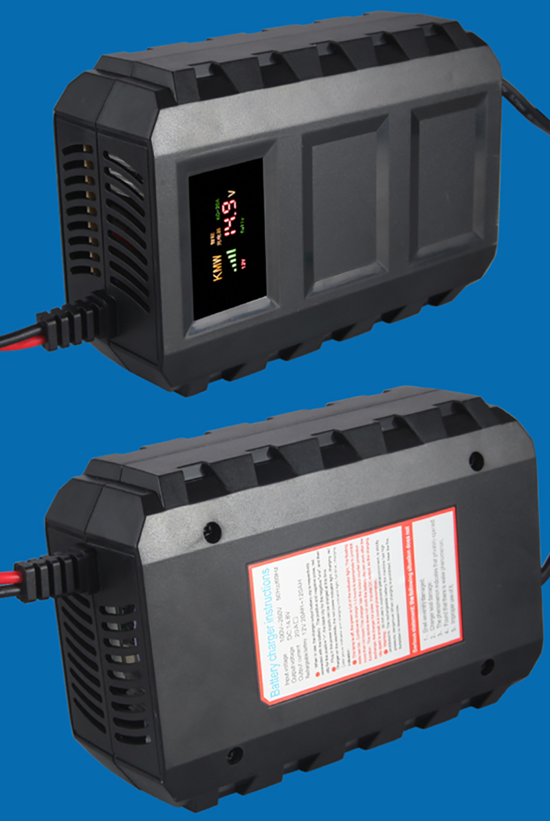 12V Intelligent pulse repair battery charger Car Motorcycle Protection Automobile 20A Lead Acid