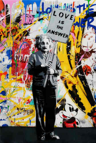 Mr Brainwash Oil Painting On Canvas Urban Art Decor Love Is The Answer Wall Art Home Decor Handpainted &HD Print 191020
Mr Brainwash Oil Painting On Canvas Urban Art Decor Love Is The Answer Wall Art Home Decor Handpainted &HD Print 191020