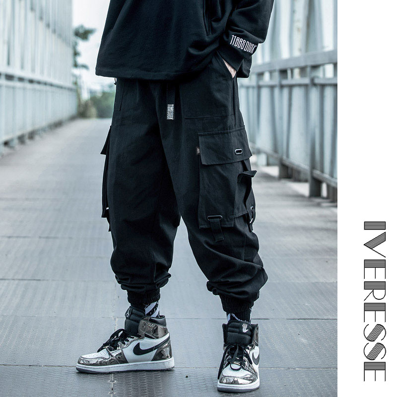 Side Pockets Casual Hip Hop Loose Cargo Pants Men's Sweatpants Fashion Joggers Male Trousers Harem Streetwear Black Pencil Pants, Black pants
Side Pockets Casual Hip Hop Loose Cargo Pants Men's Sweatpants Fashion Joggers Male Trousers Harem Streetwear Black Pencil Pants, Black pants