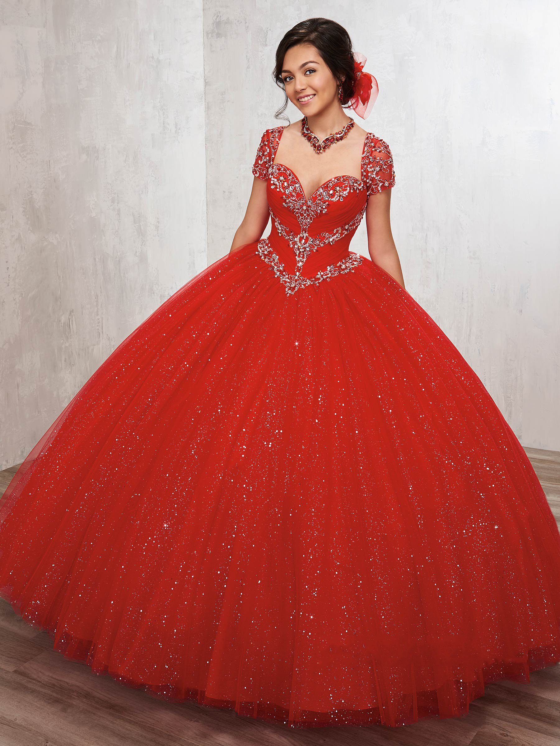 Princess Red Pink Blue Sweetheart Beads Quinceanera Dresses Special Occasion Party Dresses Dance Prom Dresses Custom Size 2-18 KF1229341