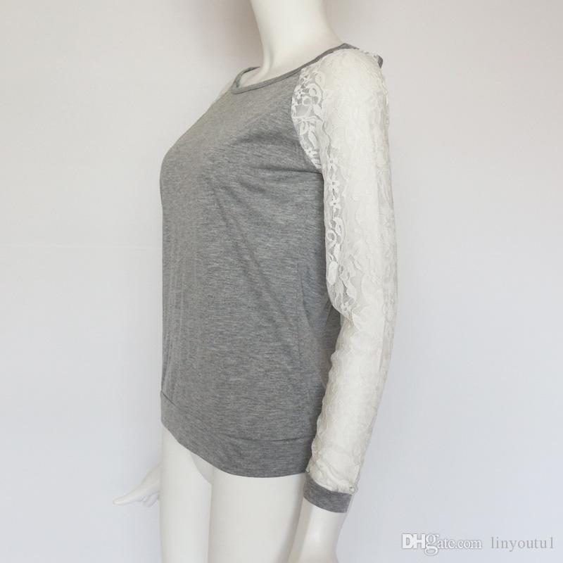 2020 Spring Women Backless Long Sleeve Harajuku Blouses Shirts Lace Crochet Ladies Tops women clothes top