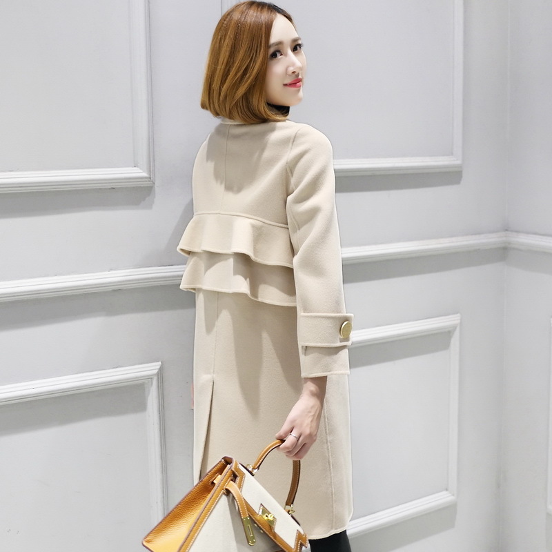 2020 Long 100% Wool Coat Women Double-sided Wool Jacket Korean Fashion Ladies Coats Jackets Abrigos Mujer Elegante, Blue
2020 Long 100% Wool Coat Women Double-sided Wool Jacket Korean Fashion Ladies Coats Jackets Abrigos Mujer Elegante, Blue