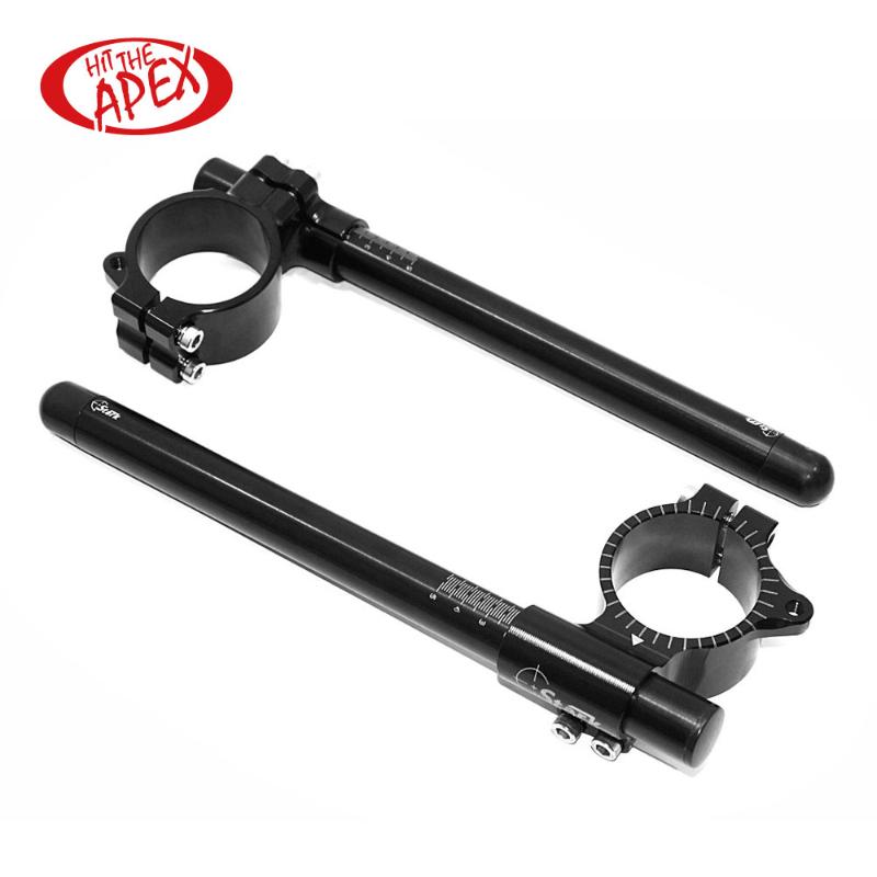 CNC 53mm Fork Tube 7/8 Inch Motorcycle Clip-ons Clip on Handlebars For 748 848 916 996 1098 1198
CNC 53mm Fork Tube 7/8 Inch Motorcycle Clip-ons Clip on Handlebars For 748 848 916 996 1098 1198