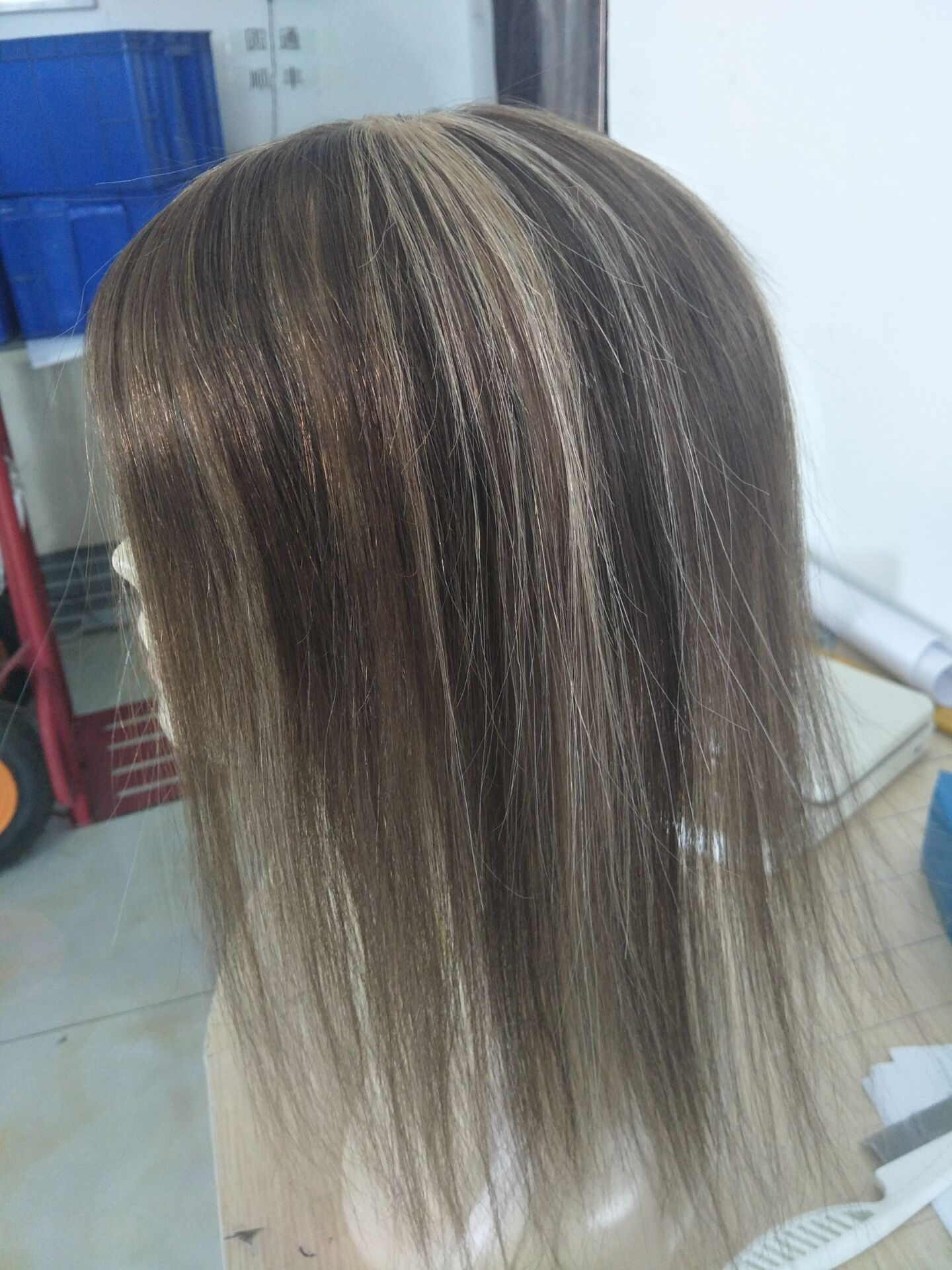 5X6Iinch Women Topper Human Hair Toupee for Women Silk Base Real Human Hair Length 8-26Inch Piano Color 4/27 touper