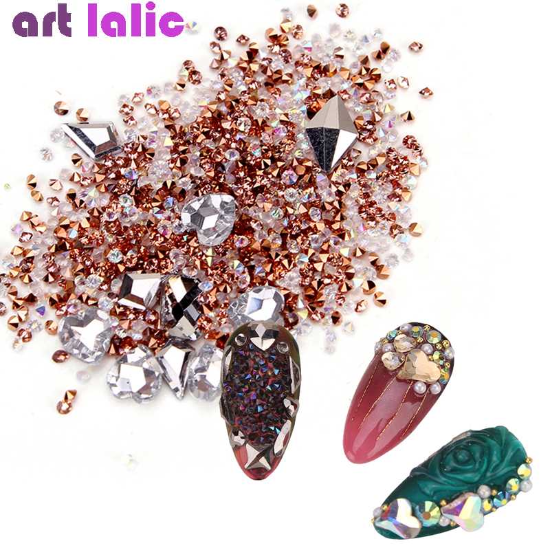 Mixed Shape 3D Nail Rhinestones Crystal Glass Irregular Heart Star Flat Back Gems DIY Design Decals Nail Art Decoration
Mixed Shape 3D Nail Rhinestones Crystal Glass Irregular Heart Star Flat Back Gems DIY Design Decals Nail Art Decoration