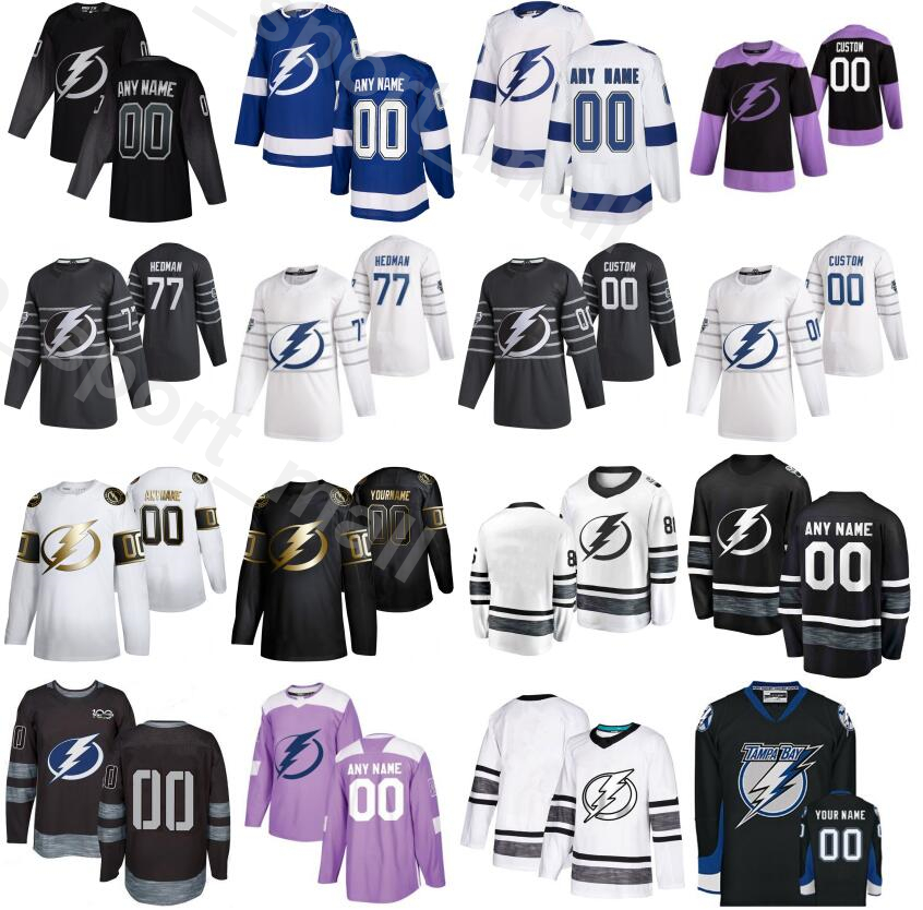 Customized 2020 Tampa Bay Lightning 98 Mikhail Sergachev Jerseys Fights Cancer Ice Hockey 9 Tyler Johnson 37 Yanni Gourde 14 Patrick Maroon, Black;red
Customized 2020 Tampa Bay Lightning 98 Mikhail Sergachev Jerseys Fights Cancer Ice Hockey 9 Tyler Johnson 37 Yanni Gourde 14 Patrick Maroon, Black;red
