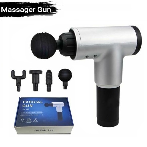 4 Heads Upgrade Massage Gun Body Massager Therapy Massagers Relief After Training Body Relaxation Massage