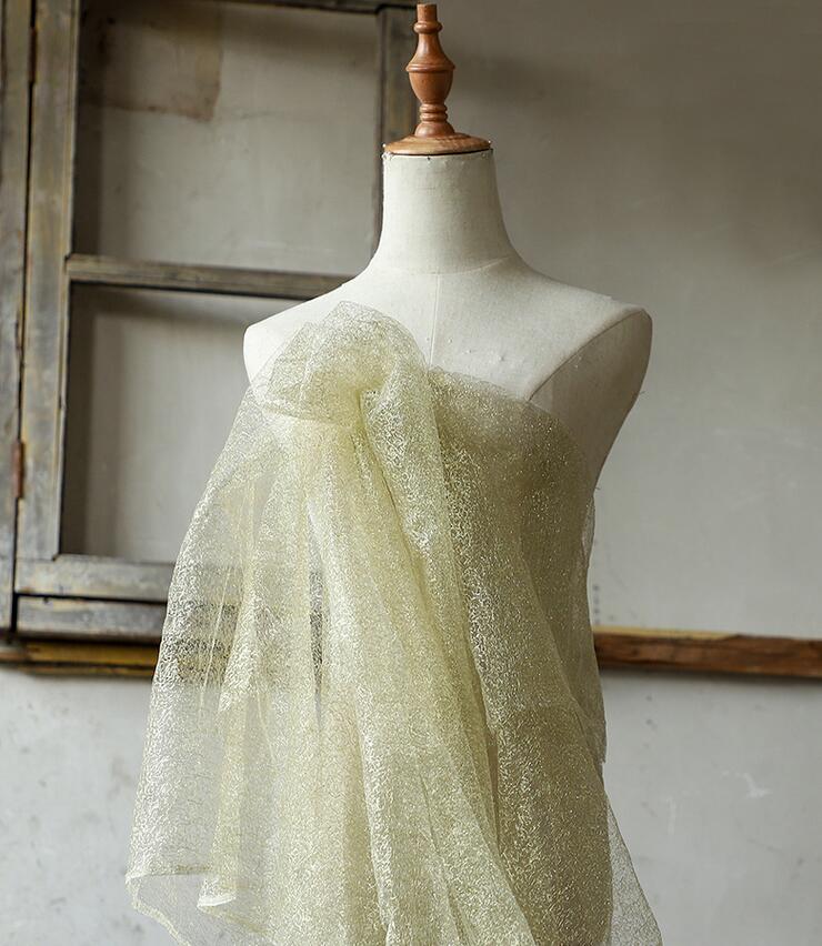 irregular hollow Gold silk mesh female dress polyester fabric wedding lace dress perspective wedding fashion thin home textiles fabric A020
irregular hollow Gold silk mesh female dress polyester fabric wedding lace dress perspective wedding fashion thin home textiles fabric A020