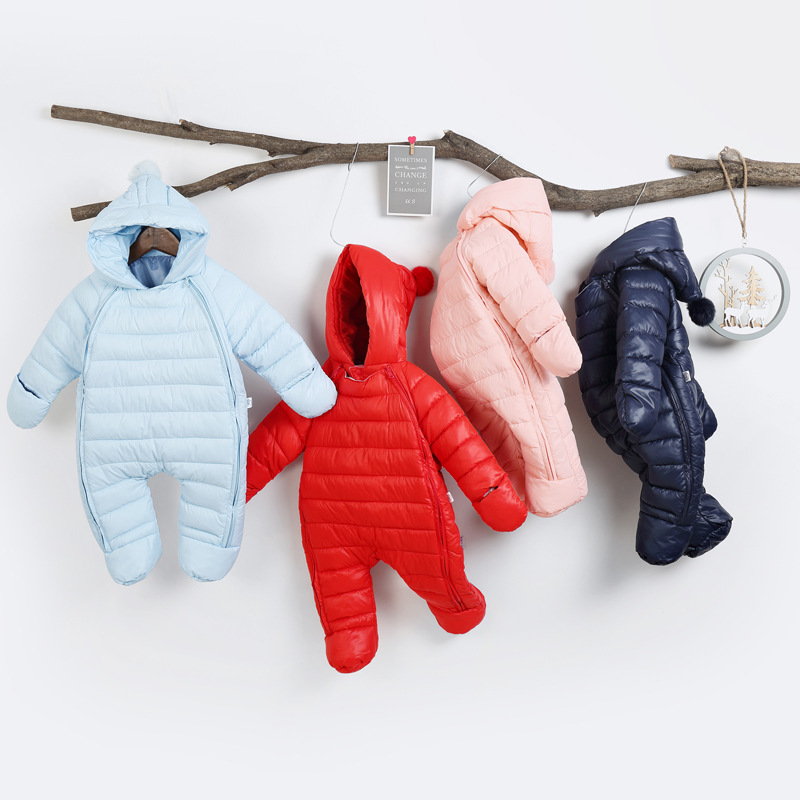 Retail winter baby thickening down cotton warm romper jumpsuit clothes one-piece Baby onesies jumpsuits kids designer clothes, Top quality
Retail winter baby thickening down cotton warm romper jumpsuit clothes one-piece Baby onesies jumpsuits kids designer clothes, Top quality