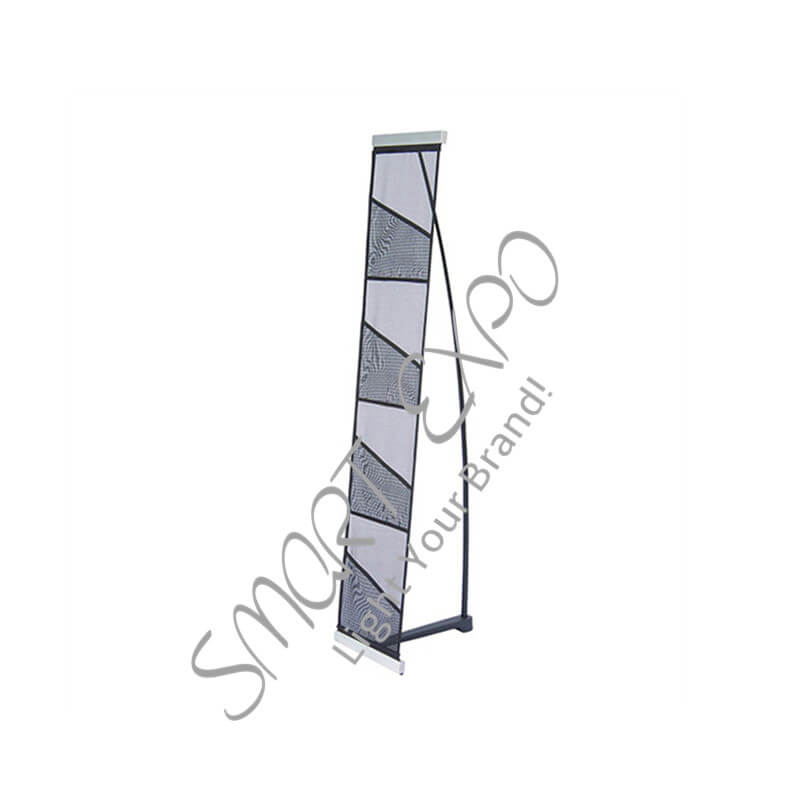 Hot Nylon Mesh A4 Size Brochure Stand Rolling Magazine Rack Brochure Holder with Black Carry Bag
Hot Nylon Mesh A4 Size Brochure Stand Rolling Magazine Rack Brochure Holder with Black Carry Bag