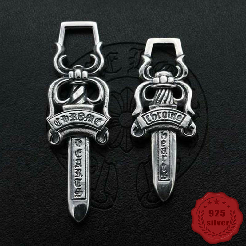 Brand S925 sterling silver pendant, fashionable holy sword, wild jewelry, personality, fashionable punk street dance style, gift for lover
Brand S925 sterling silver pendant, fashionable holy sword, wild jewelry, personality, fashionable punk street dance style, gift for lover