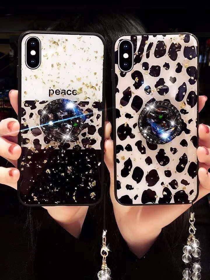 Leopard-print Luxury Phone Case Full Drill Bracket For iPhone 11 Pro X XS MAX XR 7 8 Plus Epoxy For Cover, 16
Leopard-print Luxury Phone Case Full Drill Bracket For iPhone 11 Pro X XS MAX XR 7 8 Plus Epoxy For Cover, 16