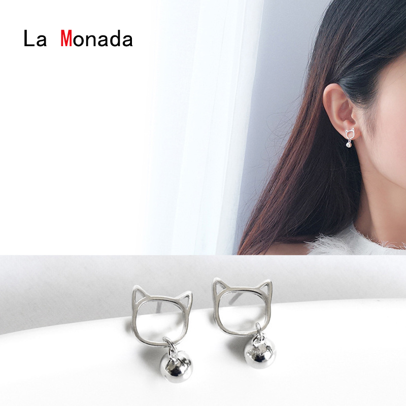 Other La Monada Stud Earrings For Women Silver 925 Minimalist Cat Bell Fine Jewelry Sterling
Other La Monada Stud Earrings For Women Silver 925 Minimalist Cat Bell Fine Jewelry Sterling