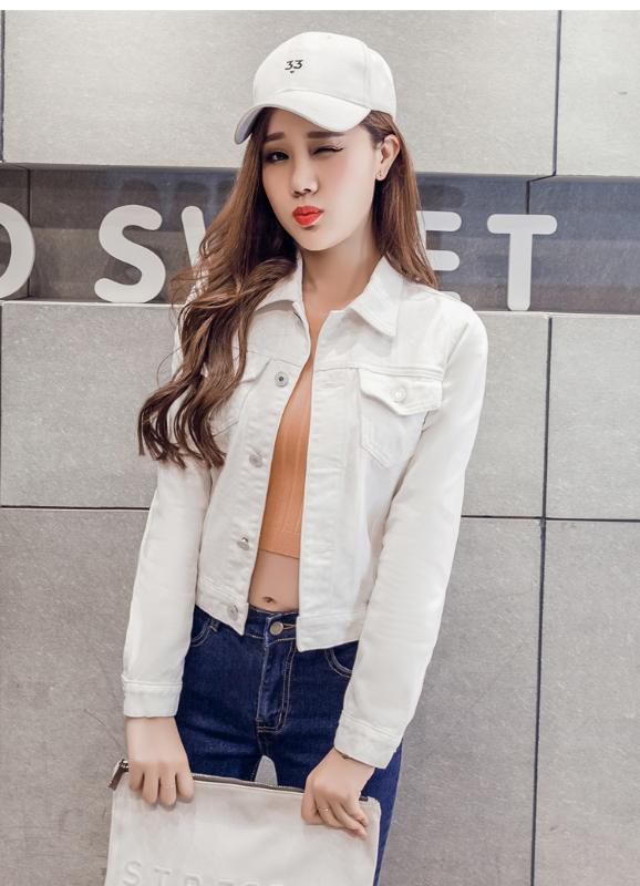 Harajuku Vintage Women Jean Jacket Casual Blue Black Denim Jacket Coat Spring Autumn 2019 Korean Fashion streetwear Demin2282499